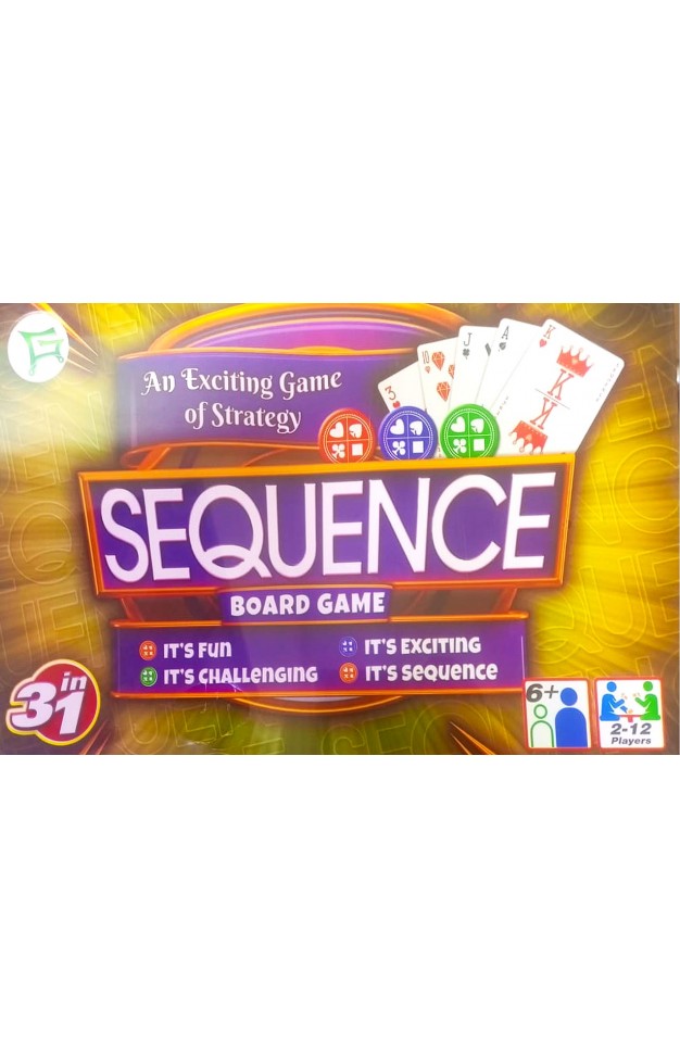 Sequence 3 In 1 Board Game  GC7404